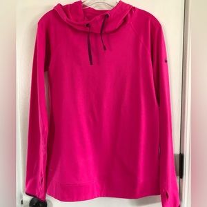 Womens Nike Pro shirt with hood